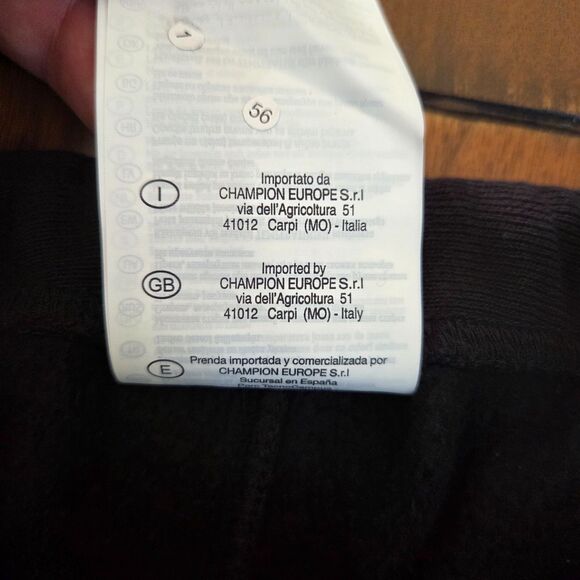 Vintage Champion Reverse Weave Sweatpants 2XL XXL Black Warmup Thick Joggers Y2K - Picture 7 of 13